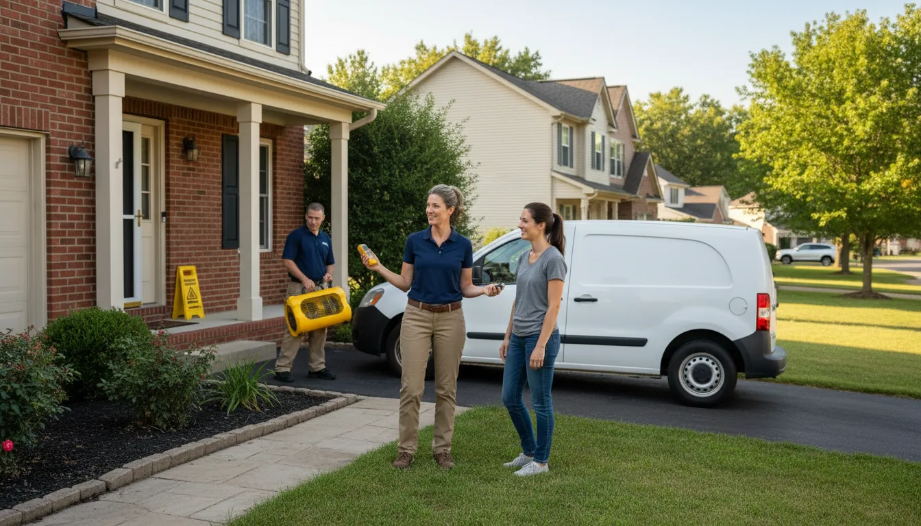 Residential water damage restoration in Duckwater, NV